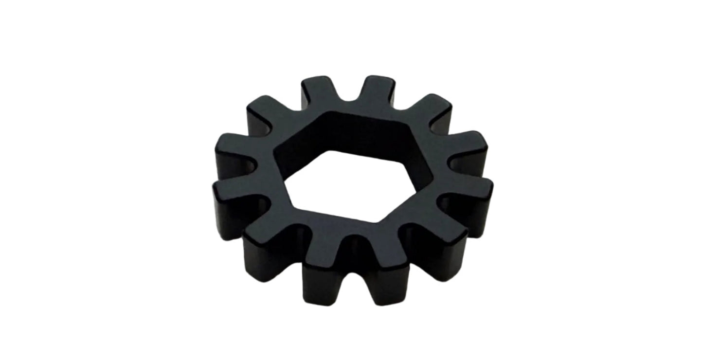 Black 3/8 inch 3DP Hex Insert