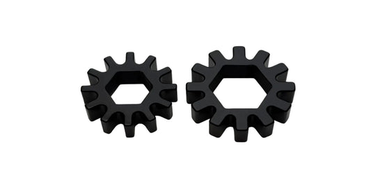 Two 3DP Hex Inserts